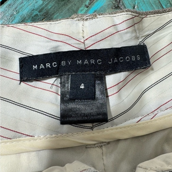 Marc by Marc Jacobs Grey Wool Wide Leg Trouser Pants Size 4 - Picture 9 of 14